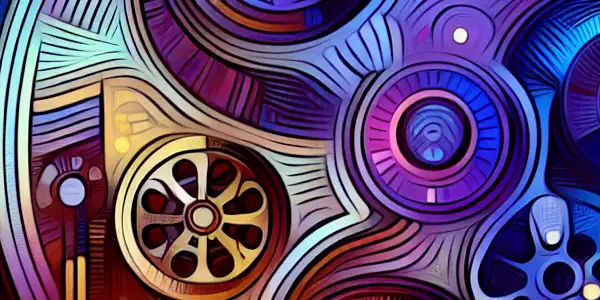 A vibrant digital landscape showcasing playful coins and symbols of adult entertainment, blending modern and traditional elements.